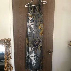 Rock & Republic backless halter maxi dress size 4